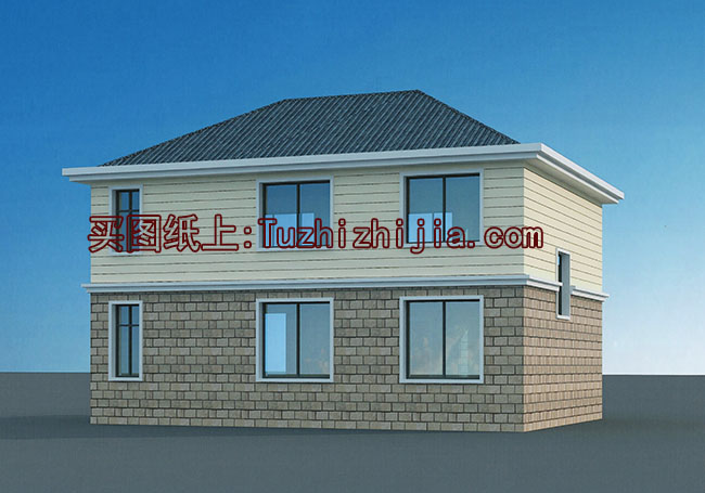 私家二層農(nóng)村自建房設(shè)計(jì)圖及效果圖，造價(jià)20萬左右