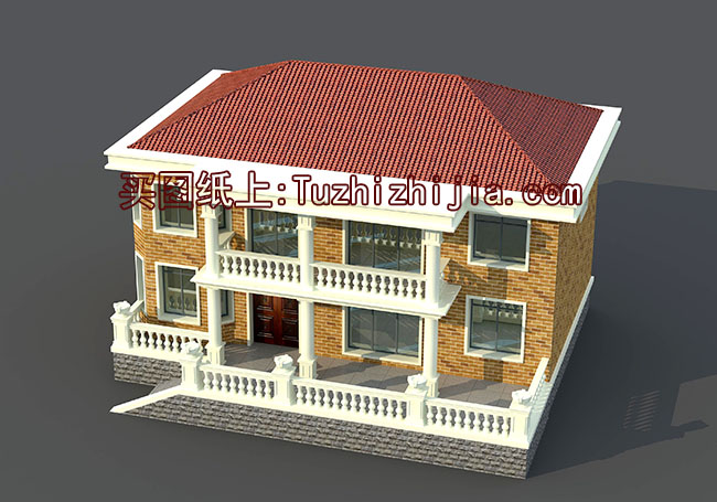 四間兩層樓房設計圖，含外觀圖片