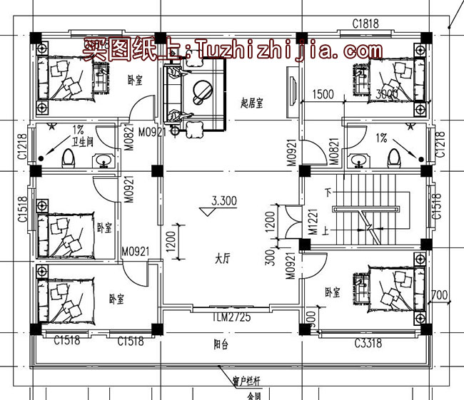 新中式二層別墅設(shè)計(jì)圖，現(xiàn)代中式別墅外觀效果圖