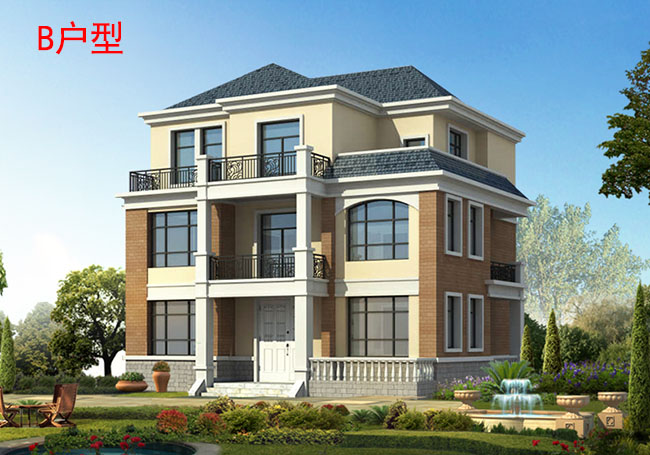 150平左右新農(nóng)村自建房設(shè)計圖，含外觀效果圖