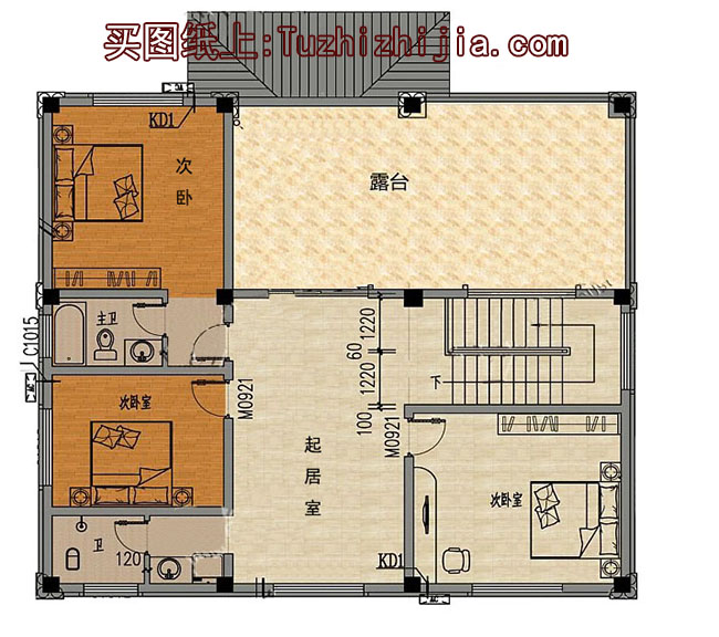 歐式三層小洋樓設(shè)計(jì)圖，外觀氣派，典雅、高貴