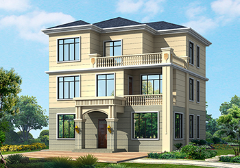 12x12農(nóng)村三層別墅設(shè)計(jì)圖，自建房屋推薦戶型