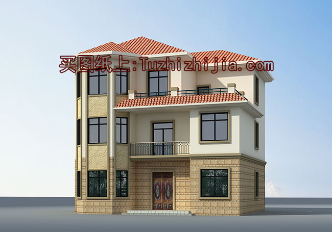 135平鄉(xiāng)村三層復(fù)式樓房設(shè)計(jì)圖，自建房推薦