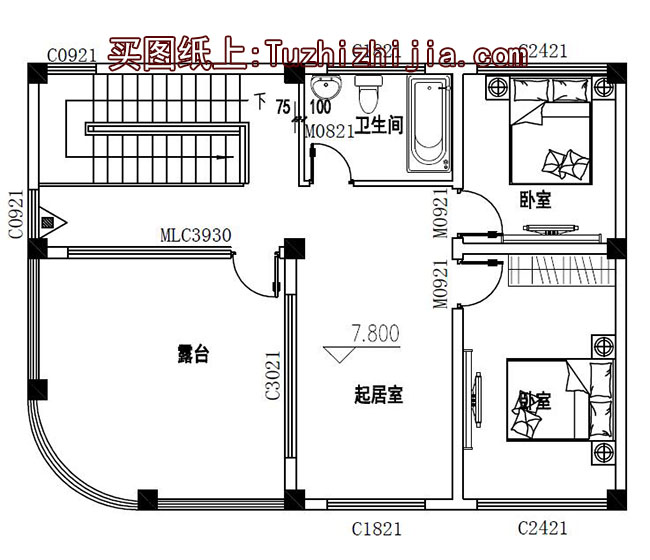 現(xiàn)代三層復式小別墅設計圖及外觀圖片，25萬造價