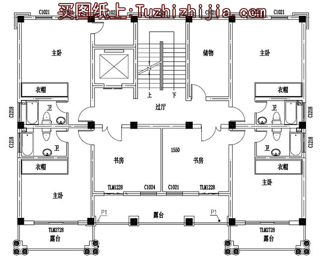 帶電梯高端四層別墅房屋設(shè)計(jì)圖，外觀圖大氣、上檔次