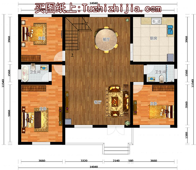 幾款10萬左右一層半小洋樓設計圖，超漂亮、超實用