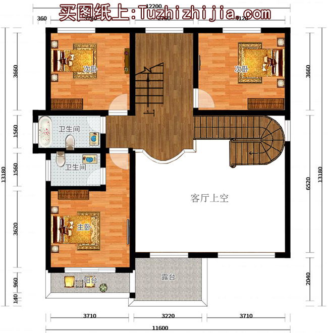 復(fù)式客廳挑空三層別墅設(shè)計(jì)圖，帶外觀效果圖片，推薦