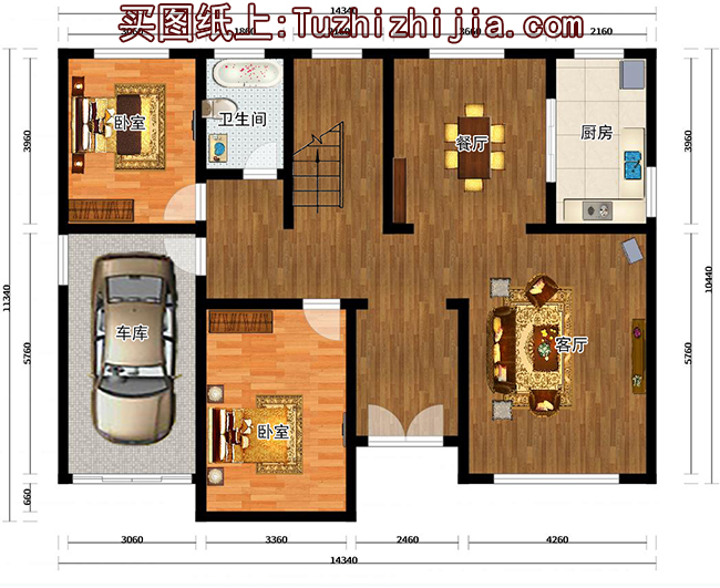 農(nóng)村二層半別墅圖片大全，二層半別墅設(shè)計圖推薦