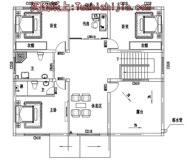 造價25萬農(nóng)村二層小別墅設(shè)計圖，外觀效果圖美觀、精致