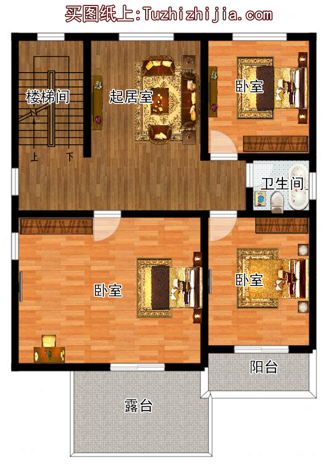 預算20萬左右三層別墅設計圖紙，新農(nóng)村自建房推薦