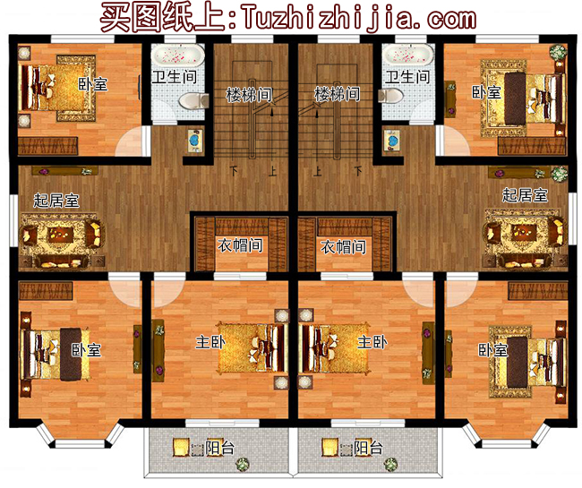 農(nóng)村二層別墅設(shè)計圖，帶外觀效果圖，兄弟自建推薦