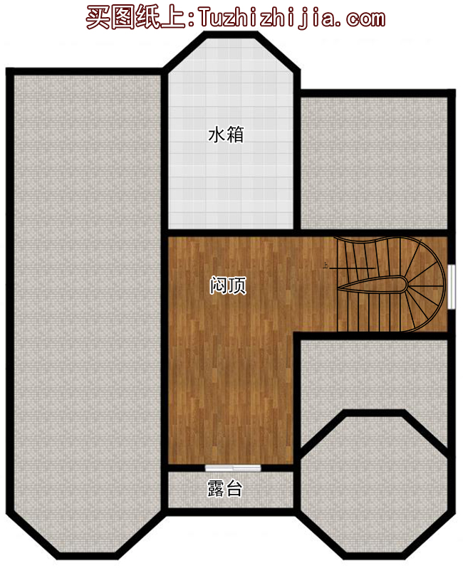 農(nóng)村二層半樓房設(shè)計(jì)圖及效果圖，歐式風(fēng)格