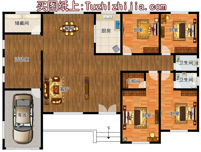 農(nóng)村一層平房設(shè)計(jì)圖及效果圖，一層房屋設(shè)計(jì)方案推薦