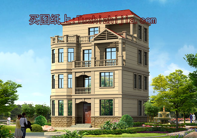 90平小戶型四層房屋設計圖，農(nóng)村自建別墅推薦