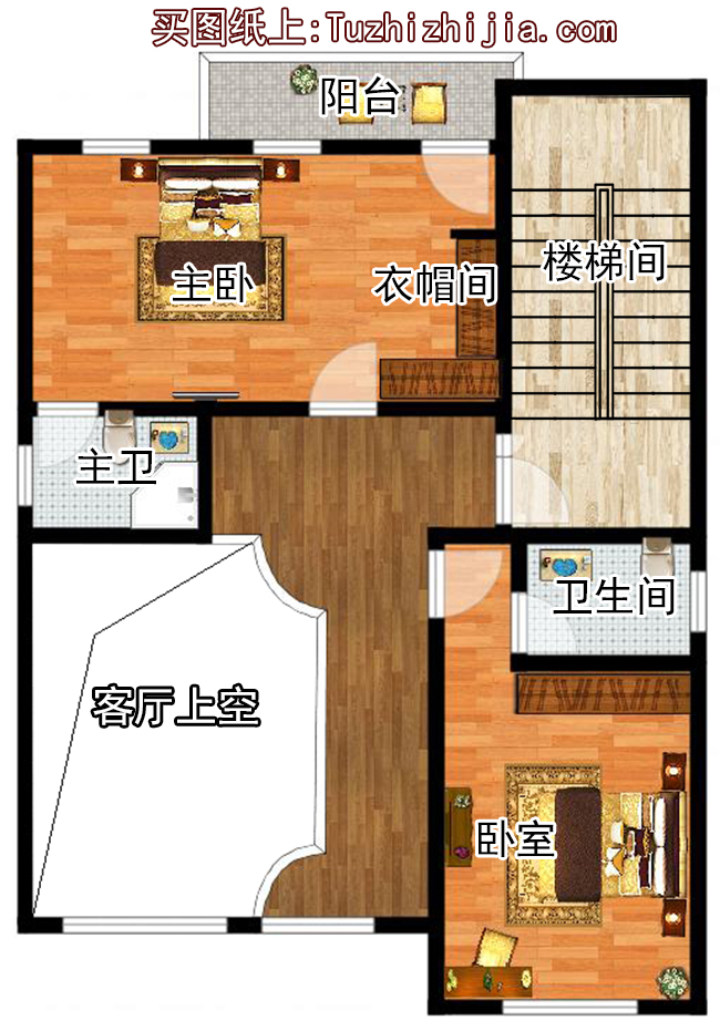 農(nóng)村四層復(fù)式房屋設(shè)計圖紙，占地105平方米預(yù)算35萬左右