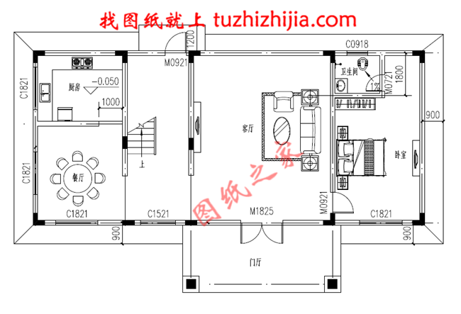 時尚大方的農村二層自建房屋設計圖紙，占地120平米左右