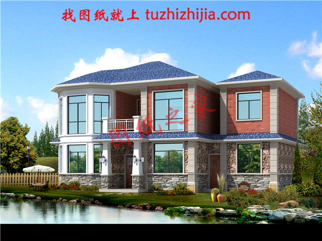 最新設(shè)計(jì)的農(nóng)村二層自建房屋設(shè)計(jì)圖，占地180平米，經(jīng)濟(jì)實(shí)用