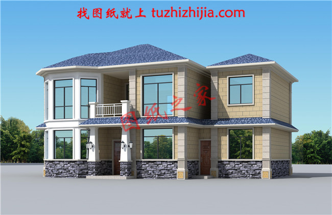 最新設(shè)計(jì)的農(nóng)村二層自建房屋設(shè)計(jì)圖，占地180平米，經(jīng)濟(jì)實(shí)用