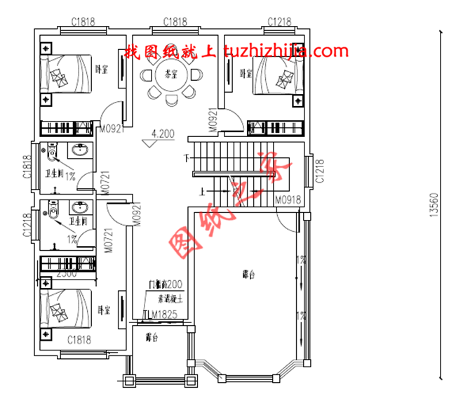 二層自建房屋設(shè)計圖，帶小院，帶地下室，外觀現(xiàn)代、時尚，內(nèi)部布局合理