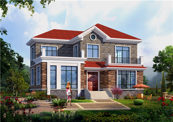 農(nóng)村20萬元二層小樓圖，老百姓也能建的起