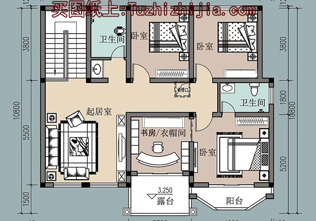 農(nóng)村20萬元二層小樓圖，老百姓也能建的起