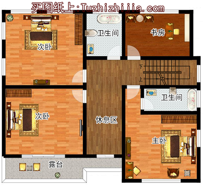 150平二層別墅房屋設(shè)計圖，現(xiàn)代風(fēng)格，造型精致