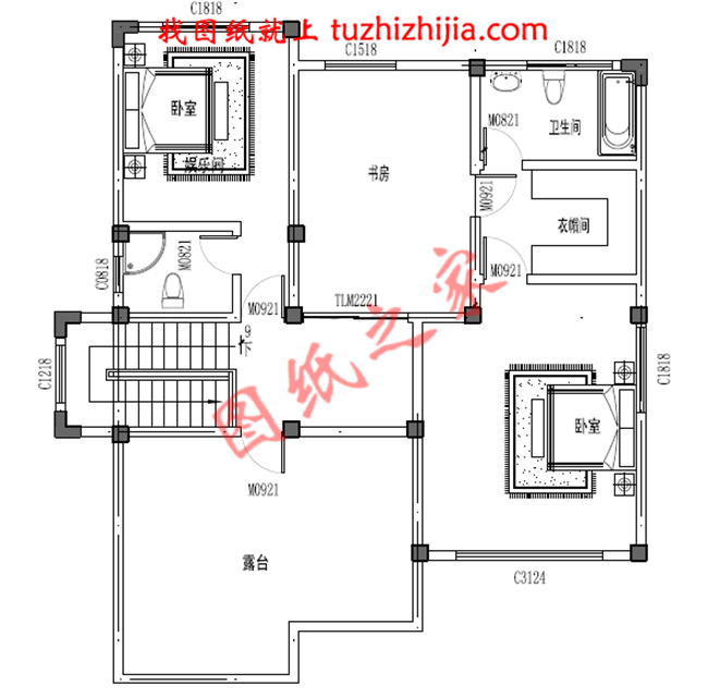 新農(nóng)村三層小別墅設(shè)計圖紙，占地160平左右，好看不貴