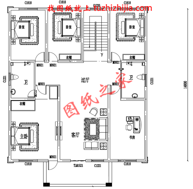 三層農(nóng)村小別墅設(shè)計圖，占地200平米，陽光大氣