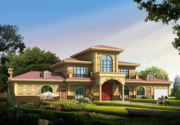 五星級土豪二層半小別墅，占地240平米，外觀大氣豪放