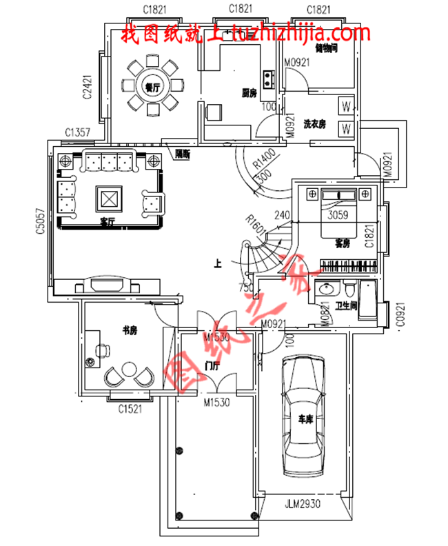 帶車庫三層農(nóng)村小別墅設(shè)計圖，最新的設(shè)計，款式新穎