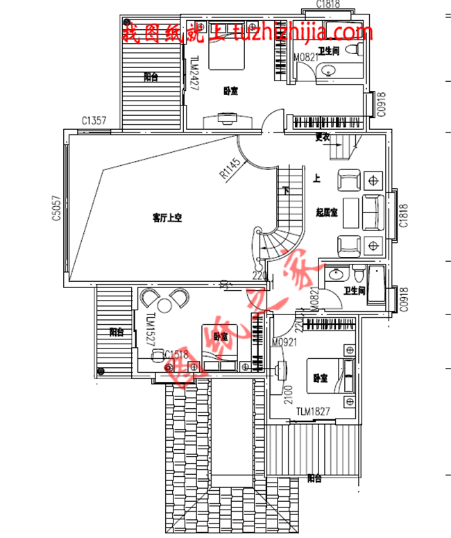 帶車庫三層農(nóng)村小別墅設(shè)計圖，最新的設(shè)計，款式新穎