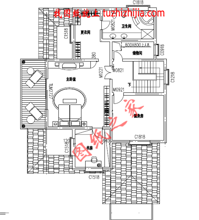 帶車庫三層農(nóng)村小別墅設(shè)計圖，最新的設(shè)計，款式新穎