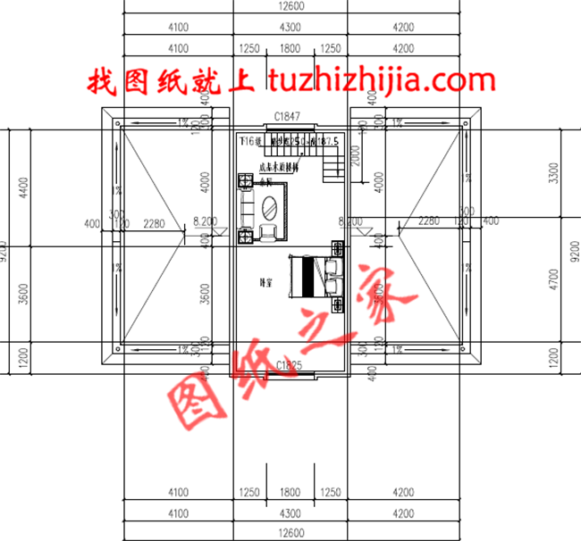 五星級土豪二層半小別墅，占地240平米，外觀大氣豪放