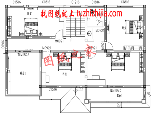 30萬(wàn)以下的經(jīng)典二層新農(nóng)村別墅設(shè)計(jì)圖紙及效果圖，簡(jiǎn)單大氣