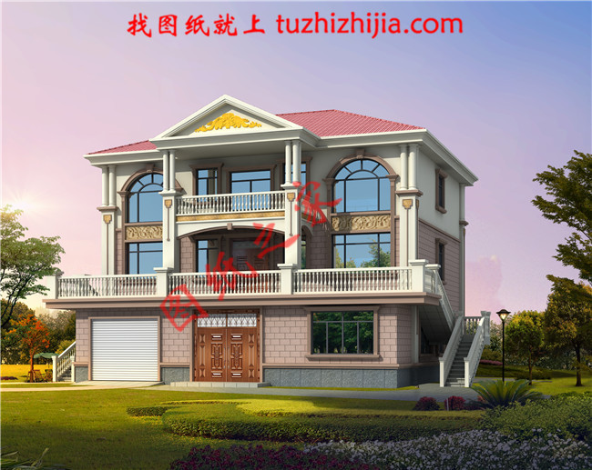 160平米三層別墅設(shè)計(jì)圖，功能齊全，外觀漂亮，適合和父母同住