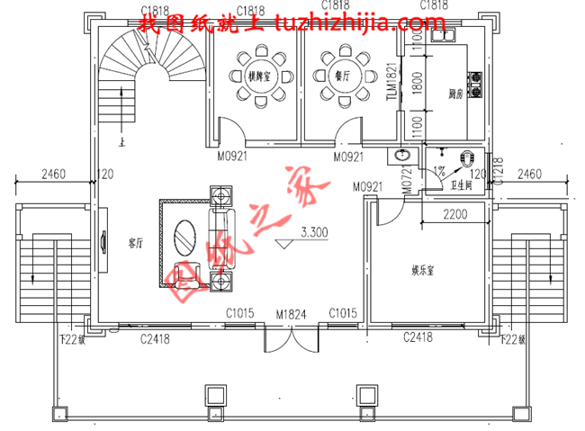 160平米三層別墅設(shè)計(jì)圖，功能齊全，外觀漂亮，適合和父母同住