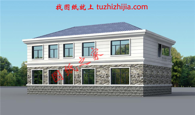 簡約大氣170平米二層別墅設(shè)計(jì)圖，戶型布局經(jīng)典、實(shí)用，二樓空間利用率高，布局巧妙