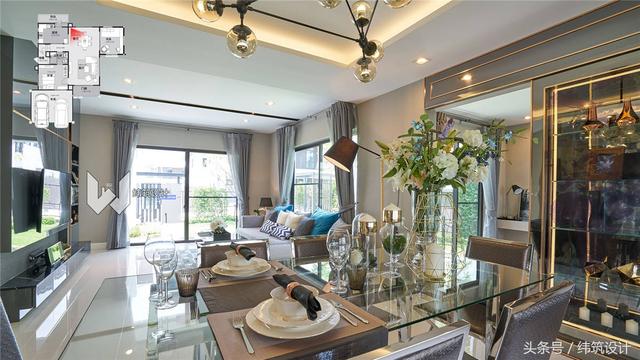 占地僅100平現(xiàn)代二層小別墅圖，地雖小，布局卻很合理