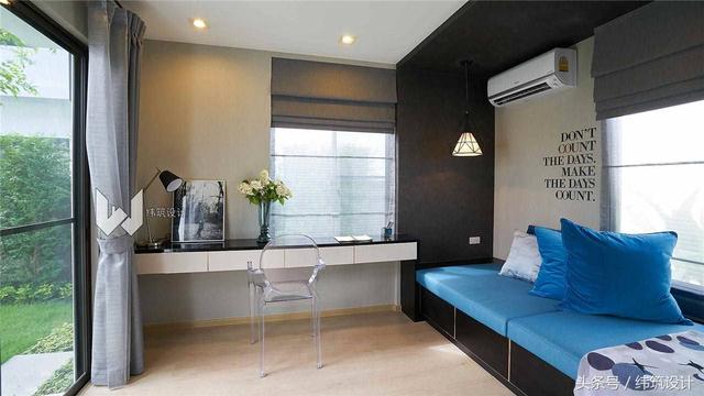 占地僅100平現(xiàn)代二層小別墅圖，地雖小，布局卻很合理