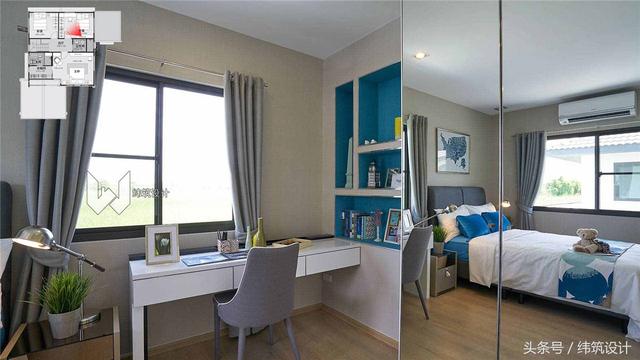 占地僅100平現(xiàn)代二層小別墅圖，地雖小，布局卻很合理