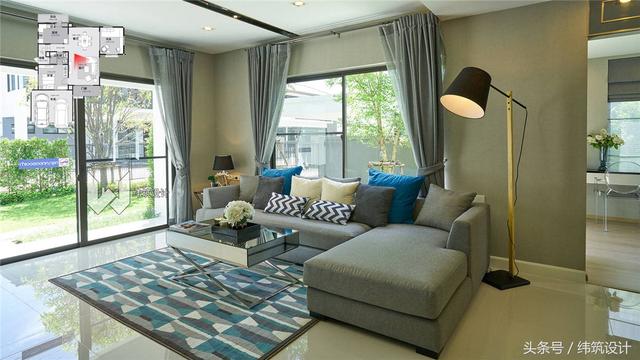 占地僅100平現(xiàn)代二層小別墅圖，地雖小，布局卻很合理