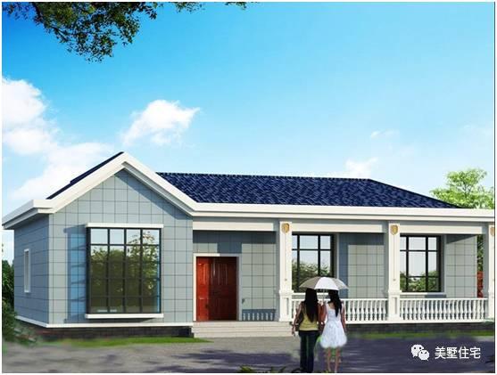 鄉(xiāng)下建房一層戶型圖，看完誰還敢說一層不能叫別墅