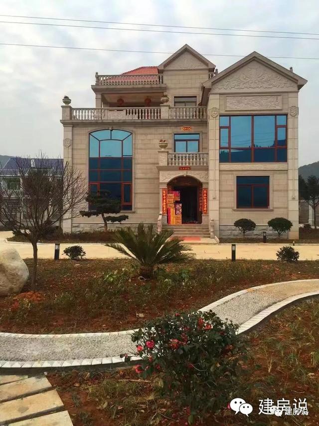 幾套農(nóng)村自建高端別墅實(shí)景圖，看看這才叫別墅