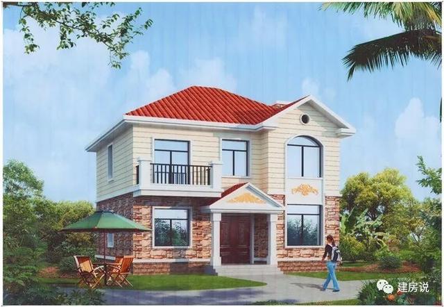 8萬元二層農(nóng)村房子圖片（全套圖紙），建房的趕快看