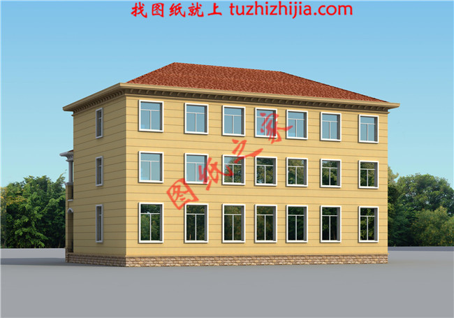 大氣、簡約三層雙拼別墅設(shè)計圖，適合和父母同住，既相互關(guān)照又相互獨立