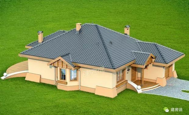 2套美式一層別墅圖，顏值高，人見人愛