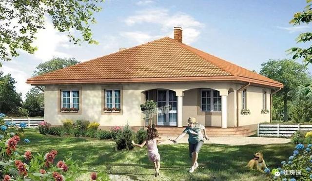 2套美式一層別墅圖，顏值高，人見人愛