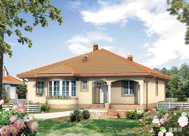 2套美式一層別墅圖，顏值高，人見人愛