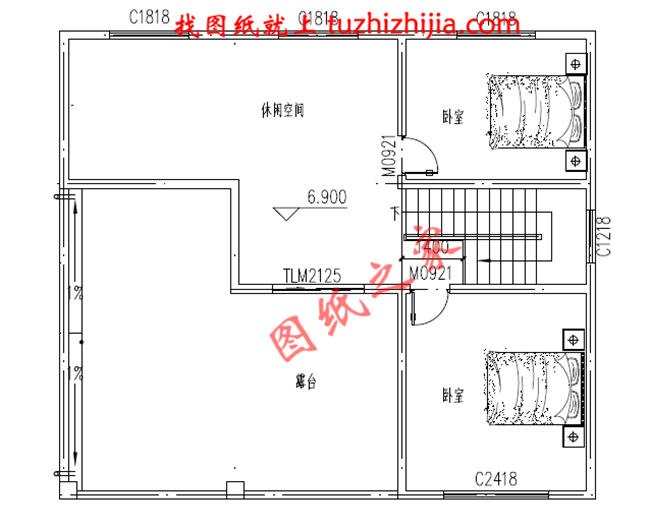 簡單質(zhì)樸三層新農(nóng)村小別墅設(shè)計(jì)圖紙，別墅圖片，戶型簡單合理實(shí)用，占地120平米