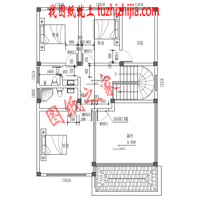 小戶型農(nóng)村三層房屋設(shè)計(jì)圖，占地120平米，布局非常合理，外表典雅華美